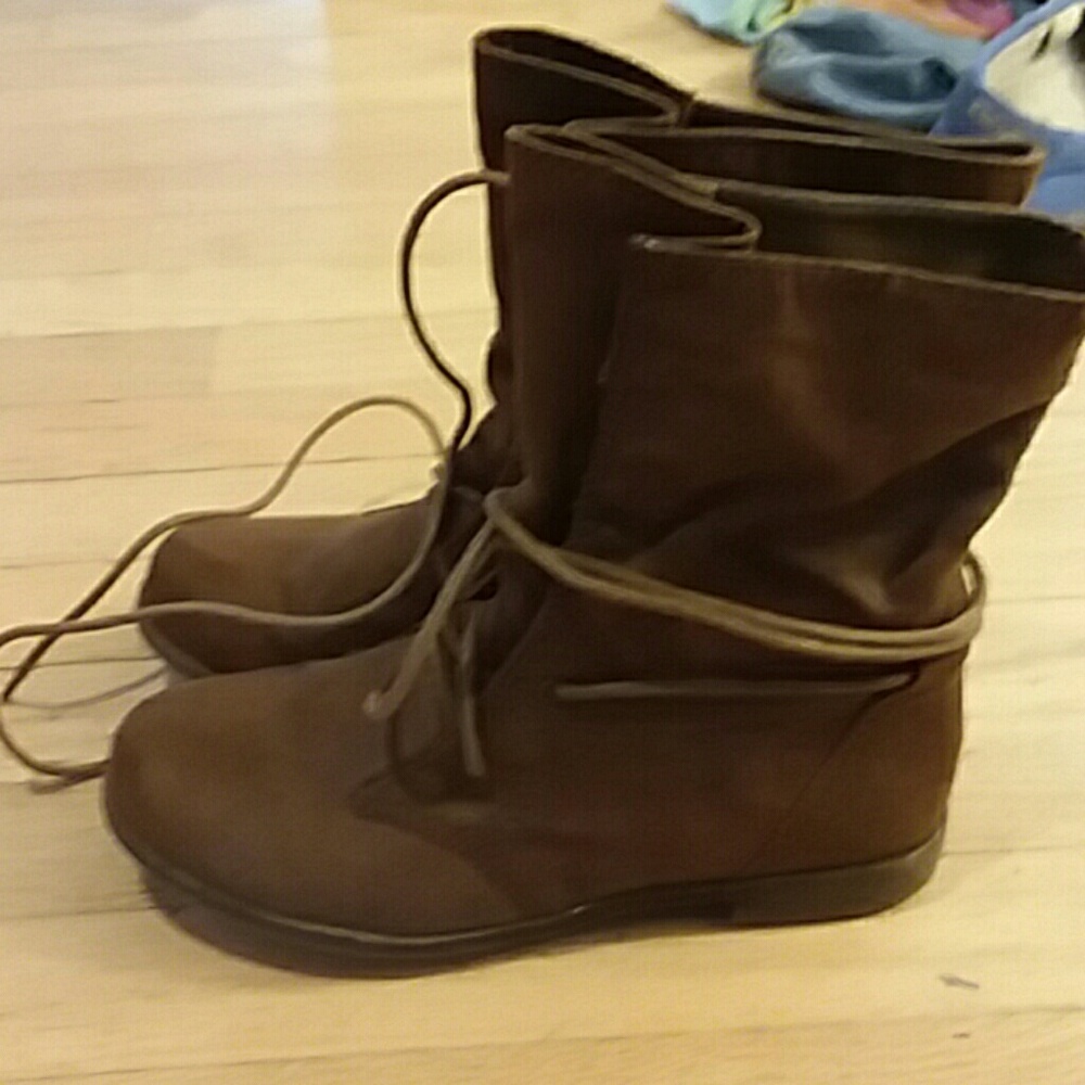 Brown booties